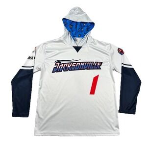 Destroyer Rocks Jumbo Shrimp Hoodie Mens XL Minor League Baseball Jacksonville